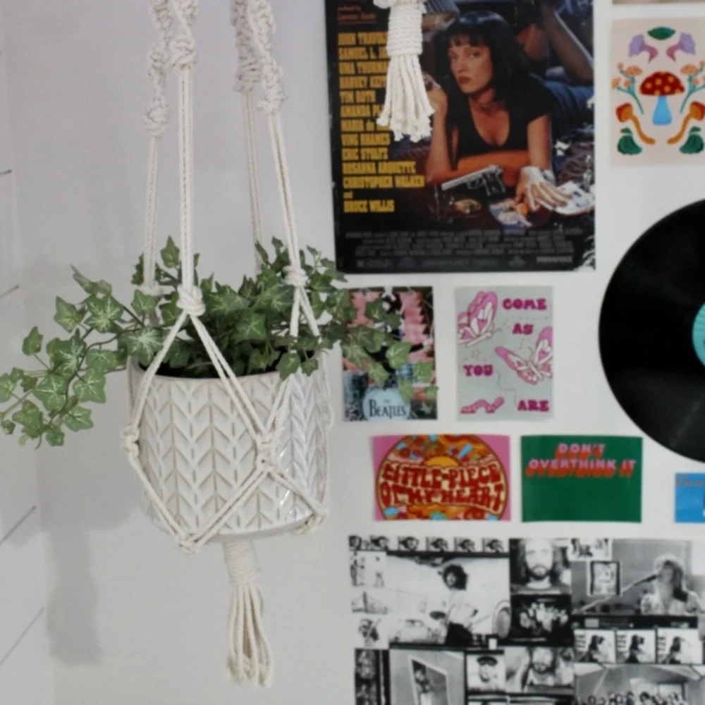 Hand Made Macrame Pot Hangers - Picture 1 of 5